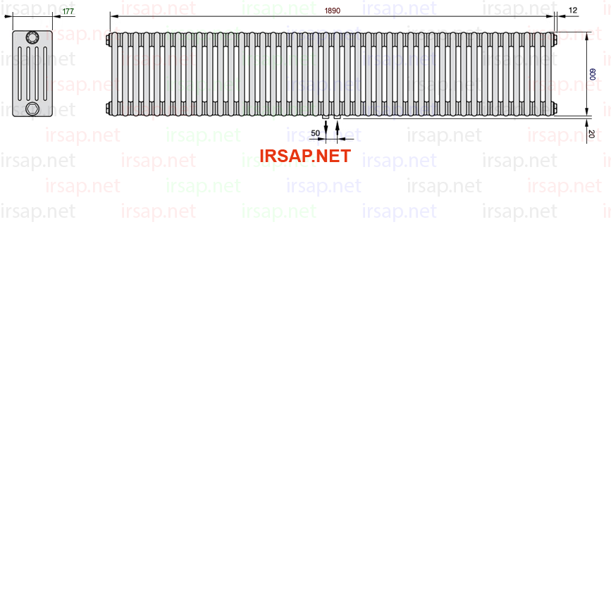 Радиатор IRSAP Tesi 50600/42 T50 CL 01